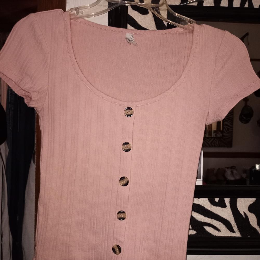 Light pink Crop Top 💓